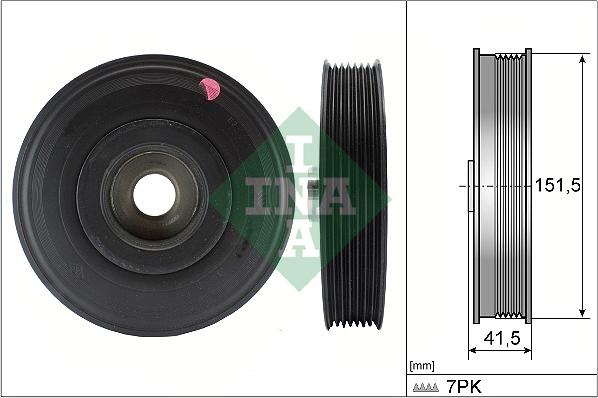 Wilmink Group WG1254403 - Piedziņas skriemelis, Kloķvārpsta ps1.lv