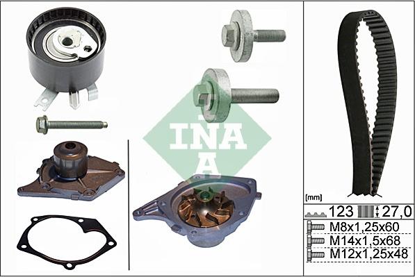 Wilmink Group WG1251422 - Ūdenssūknis + Zobsiksnas komplekts ps1.lv