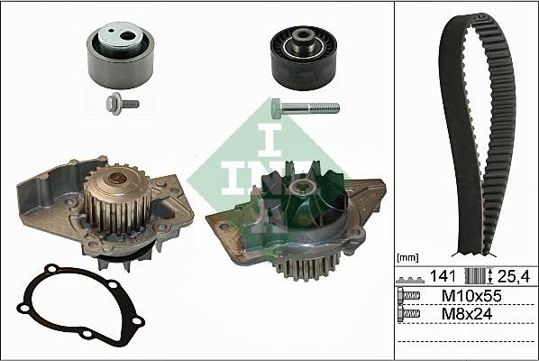 Wilmink Group WG1251841 - Ūdenssūknis + Zobsiksnas komplekts ps1.lv