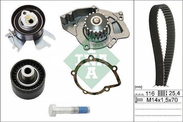 Wilmink Group WG1251812 - Ūdenssūknis + Zobsiksnas komplekts ps1.lv