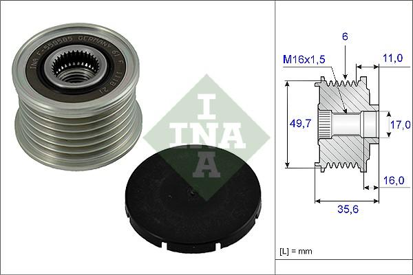 Wilmink Group WG1253599 - Piedziņas skriemelis, Ģenerators ps1.lv