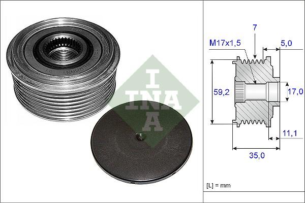 Wilmink Group WG1253663 - Piedziņas skriemelis, Ģenerators ps1.lv