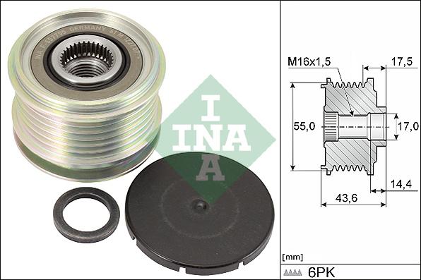 Wilmink Group WG1253681 - Piedziņas skriemelis, Ģenerators ps1.lv