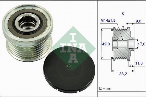 Wilmink Group WG1253827 - Piedziņas skriemelis, Ģenerators ps1.lv