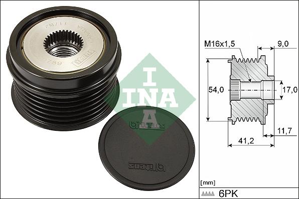 Wilmink Group WG1253764 - Piedziņas skriemelis, Ģenerators ps1.lv