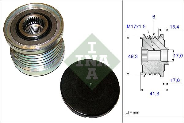 Wilmink Group WG1253765 - Piedziņas skriemelis, Ģenerators ps1.lv