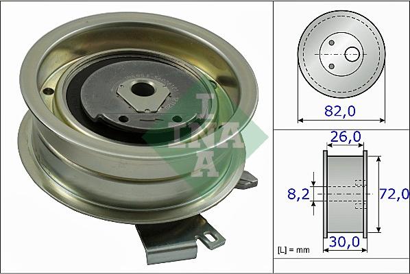 Wilmink Group WG1252217 - Spriegotājrullītis, Gāzu sadales mehānisma piedziņas siksna ps1.lv