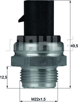 Wilmink Group WG1265983 - Termoslēdzis, Radiatora ventilators ps1.lv