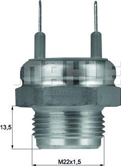 Wilmink Group WG1265979 - Termoslēdzis, Radiatora ventilators ps1.lv