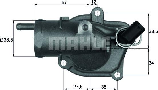 Wilmink Group WG1262803 - Termostats, Dzesēšanas šķidrums ps1.lv