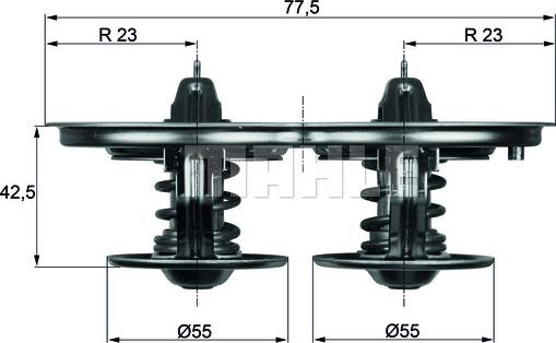 Wilmink Group WG1262745 - Termostats, Dzesēšanas šķidrums ps1.lv