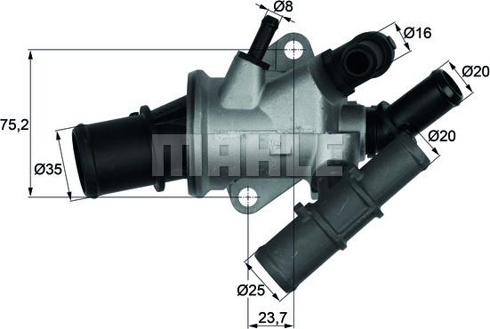 Wilmink Group WG1217612 - Termostats, Dzesēšanas šķidrums ps1.lv