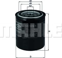 Wilmink Group WG1217018 - Eļļas filtrs ps1.lv