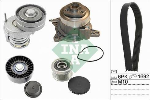 Wilmink Group WG1709988 - Ūdenssūknis + ķīļrievu siksnas komplekts ps1.lv