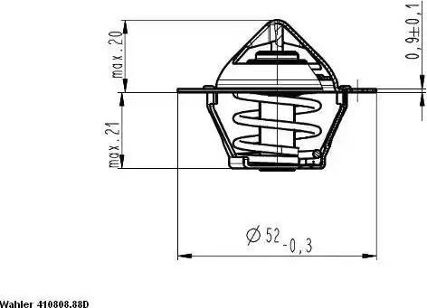 Wilmink Group WG1700061 - Termostats, Dzesēšanas šķidrums ps1.lv