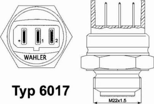 Wilmink Group WG1700176 - Termoslēdzis, Radiatora ventilators ps1.lv