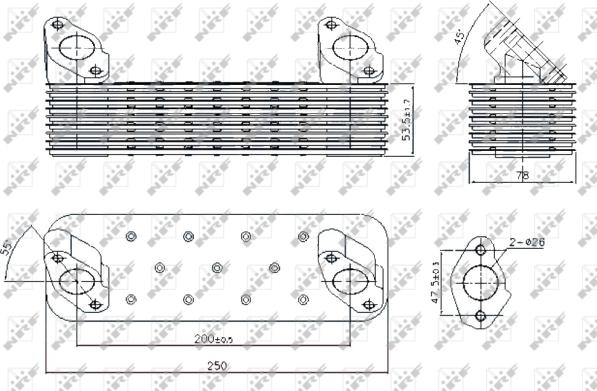 Wilmink Group WG1719991 - Eļļas radiators, Motoreļļa ps1.lv