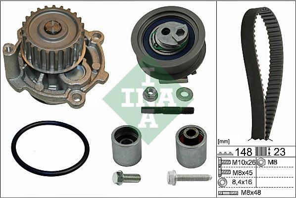 Wilmink Group WG1710040 - Ūdenssūknis + Zobsiksnas komplekts ps1.lv