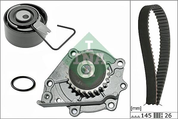 Wilmink Group WG1710035 - Ūdenssūknis + Zobsiksnas komplekts ps1.lv