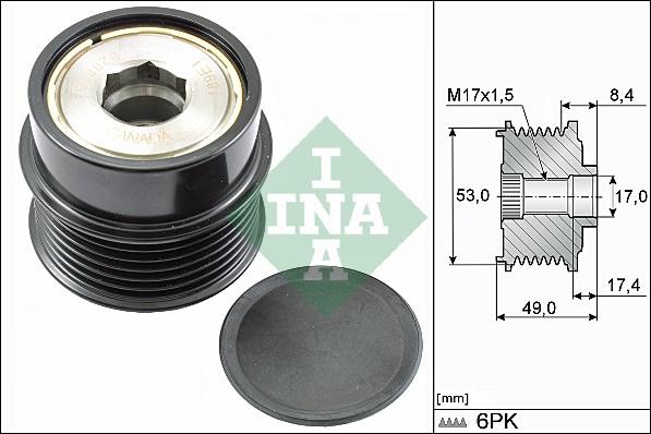 Wilmink Group WG1710211 - Piedziņas skriemelis, Ģenerators ps1.lv