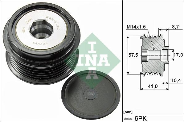 Wilmink Group WG1710212 - Piedziņas skriemelis, Ģenerators ps1.lv