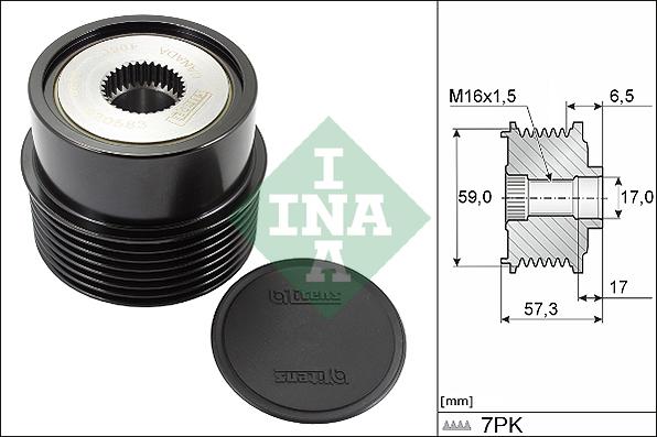 Wilmink Group WG1780552 - Piedziņas skriemelis, Ģenerators ps1.lv