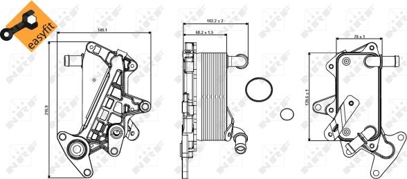 Wilmink Group WG1720097 - Eļļas radiators, Automātiskā pārnesumkārba ps1.lv