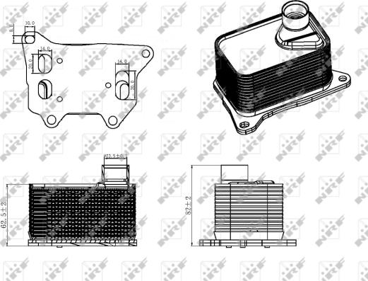 Wilmink Group WG1720071 - Eļļas radiators, Motoreļļa ps1.lv