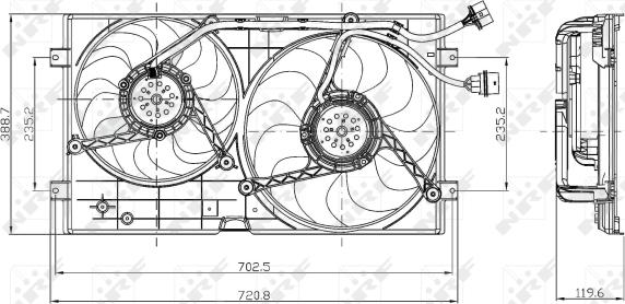 Wilmink Group WG1720364 - Ventilators, Motora dzesēšanas sistēma ps1.lv