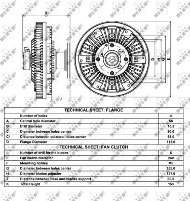 Wilmink Group WG1720740 - Sajūgs, Radiatora ventilators ps1.lv