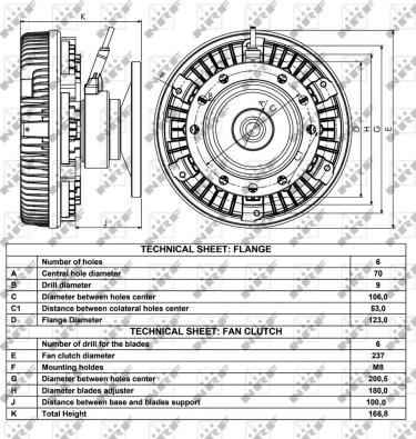 Wilmink Group WG1720732 - Sajūgs, Radiatora ventilators ps1.lv