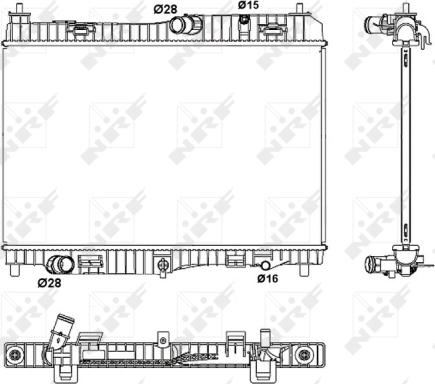 Wilmink Group WG1721986 - Radiators, Motora dzesēšanas sistēma ps1.lv