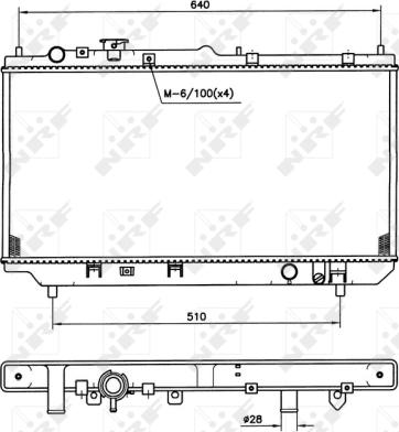 Wilmink Group WG1721494 - Radiators, Motora dzesēšanas sistēma ps1.lv