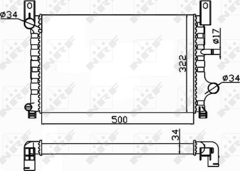 Wilmink Group WG1721411 - Radiators, Motora dzesēšanas sistēma ps1.lv