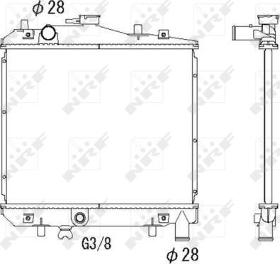 Wilmink Group WG1721417 - Radiators, Motora dzesēšanas sistēma ps1.lv