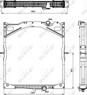 Wilmink Group WG1721561 - Radiators, Motora dzesēšanas sistēma ps1.lv