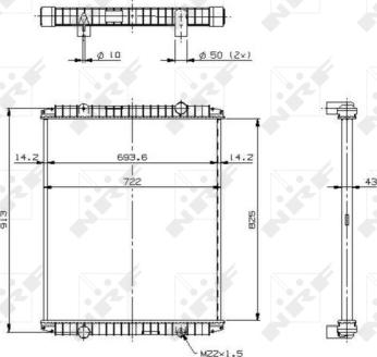 Wilmink Group WG1721562 - Radiators, Motora dzesēšanas sistēma ps1.lv