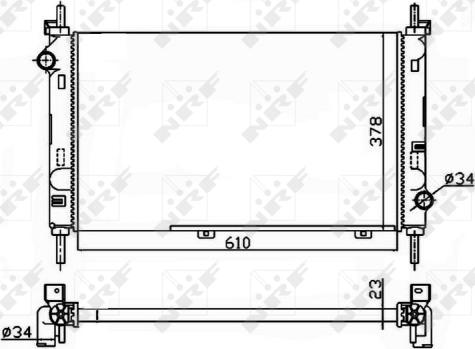 Wilmink Group WG1721514 - Radiators, Motora dzesēšanas sistēma ps1.lv