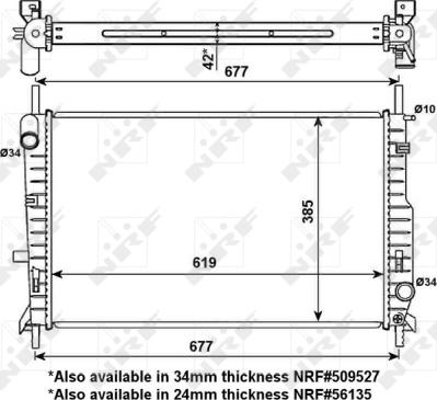 Wilmink Group WG1721512 - Radiators, Motora dzesēšanas sistēma ps1.lv