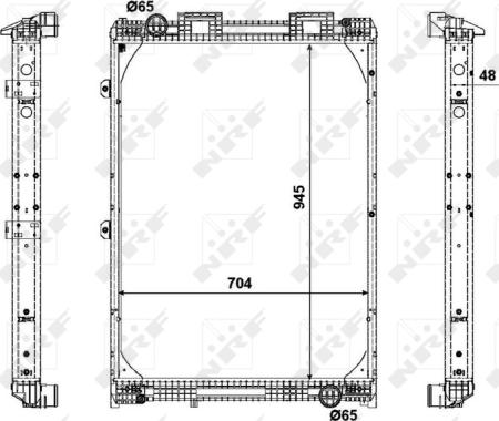 Wilmink Group WG1721521 - Radiators, Motora dzesēšanas sistēma ps1.lv