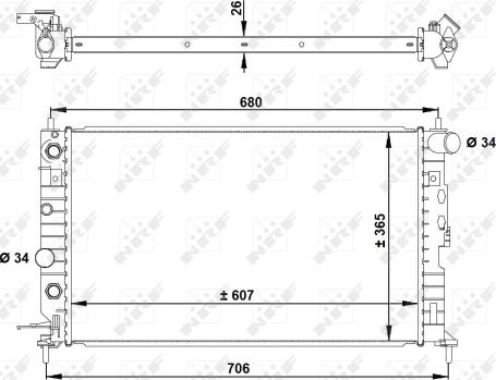 Wilmink Group WG1721167 - Radiators, Motora dzesēšanas sistēma ps1.lv