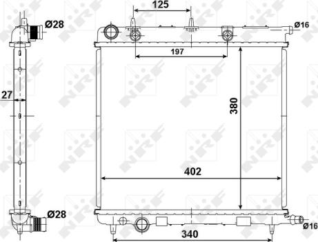 Wilmink Group WG1721307 - Radiators, Motora dzesēšanas sistēma ps1.lv