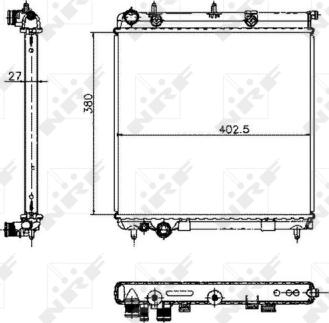 Wilmink Group WG1721316 - Radiators, Motora dzesēšanas sistēma ps1.lv