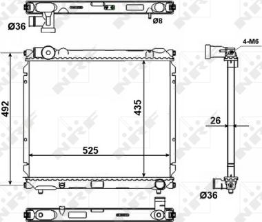 Wilmink Group WG1721317 - Radiators, Motora dzesēšanas sistēma ps1.lv