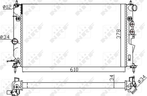 Wilmink Group WG1721384 - Radiators, Motora dzesēšanas sistēma ps1.lv