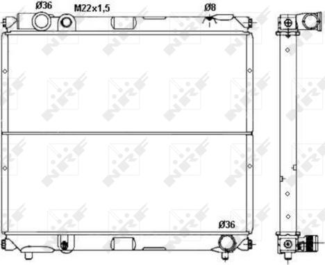 Wilmink Group WG1721299 - Radiators, Motora dzesēšanas sistēma ps1.lv