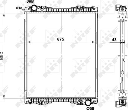 Wilmink Group WG1721749 - Radiators, Motora dzesēšanas sistēma ps1.lv