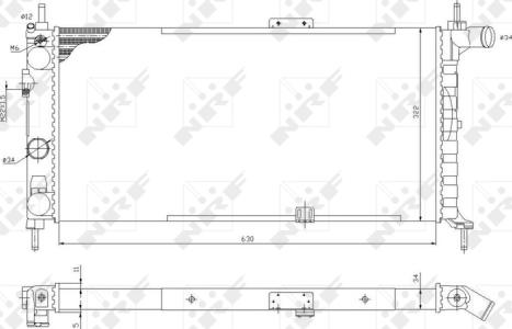 Wilmink Group WG1721762 - Radiators, Motora dzesēšanas sistēma ps1.lv