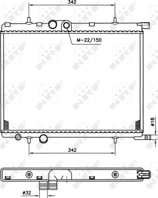 Wilmink Group WG1721707 - Radiators, Motora dzesēšanas sistēma ps1.lv