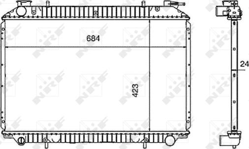 Wilmink Group WG1721711 - Radiators, Motora dzesēšanas sistēma ps1.lv